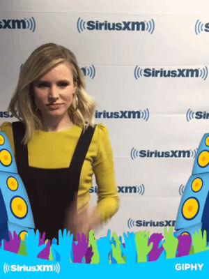 kristen bell,the good place,chips,siriusxm,sirius xm,laura bailey
