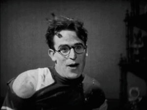 harold lloyd,happy,smile,excited,silent film,smiles,1925,the freshman,1920s film,tedd