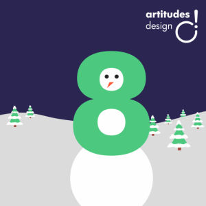 8,artitudes,artitudesdesign,day8,day 8,snow,snowman