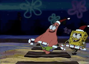 sponge bob,christmas,patrick and spongebob