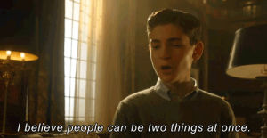 david mazouz,fox,gotham,bruce wayne,people can be two things at once
