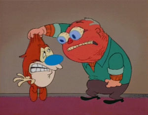 ren and stimpy,angry