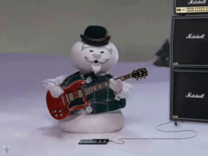 snowman,mash up,christmas,guitar