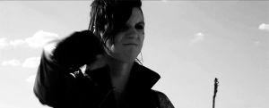 black veil brides,punch,movies,lovey,black and white,woman,bvb,andy biersack,andy sixx,b w,shadowboxing,bvb soldier,bvb army
