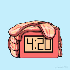 bacon,alarm clock,lol,food,fox,animation domination,fox adhd,violet bruce,bacon alarm,animation domination high def