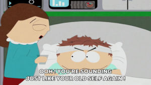 liane cartman,angry,eric cartman,hospital,patient,relieved,touching