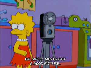 bart simpson,lisa simpson,season 11,camera,episode 18,frustrated,disappointed,11x18
