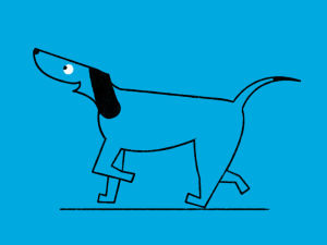 nose,animation,happy,dog,animal,blue,walk,story,feet,cycle,tail,sustainable,trot
