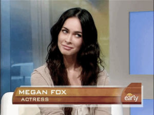 megan fox,model,shia labeouf,interview,celebrity,actress,celeb,megan fox s,shia labeouf s,stunning,megan denise fox,100notespost,100notes,haiorn,follow for more,lmao her face,please request,the early show
