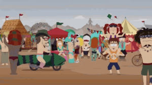 burning man,comedy central,south park,hippie