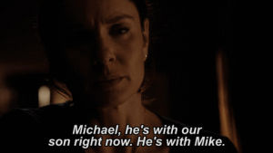 drama,fox,omg,prison break,michael scofield,sarah wayne callies,sara scofield,hes with mike,hes with our son,thats not good