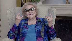 betty white,women,white,culture,womens history month,rock on,womens history,throwing the horns,womens month
