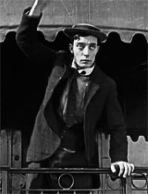 i like trains,1921,buster keaton,silent film,finally,1920s,blackwhite,silent comedy,the goat,silent film actor,buster keaton comedies,angry buster,i couldnt wait to see it,the locomotive shot
