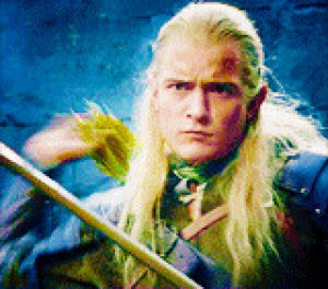 the lord of the rings,legolas,killing,the new normal,movie,friends,dead,series,war,battle,gimli,orlando bloom,movie quote,movie characters,twitching,melt your face off,80s music concert,swinging chainsaw