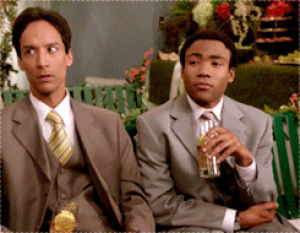 good point,troy and abed,community,point,pointing,gesture