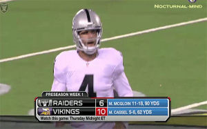oakland raiders,derek carr,nfl,rookie,qb,interception,nocturnal mind,made thiz in the middle of making s,and eli