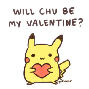 pokemon,pika,love quotes,love,yes,heart,pretty,pikachu,valentine,chu,propose,valentine day,be my valentine,s st,happy valetine