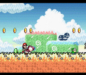 Yoshi island mario