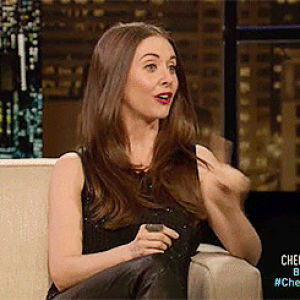 alison brie,chelsea lately,communitycastedit,abrieedit,see if you can spot them,what a precious nerd,btw she says and then heshe dies in 2 s above,hint shes smiling both times,what a precious hand talker