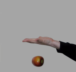 catch,stuck,love,animation,loop,life,apple,hand,hipster,young love,indigestion