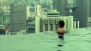 singapore,tv,summer,jumping,swimming,cityscape,art and design,lazythieves