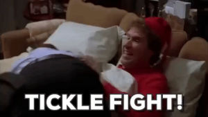 tickling,tickle,tickle fight,christmas movies,will ferrell,elf