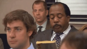 stanley,reaction,the office,did i stutter