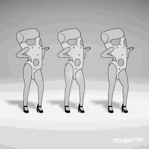 blanco y negro,pizza man,black and white,dance,vintage,food,pizza,retro,love pizza