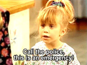 emergency,police,full house,michelle tanner,90s,911,call the police