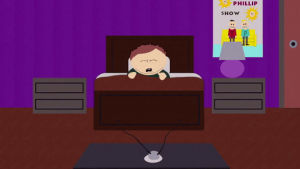 relaxed,eric cartman,bed,ahh