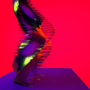 sculpture,design,future,ayahuasca,aesthetic,technology,refraction,perception,love,animation,trippy,weird,retro,psychedelic,pink,robot,abstract,digital,feels,infinite,mood,render,electronic,net art,minimal