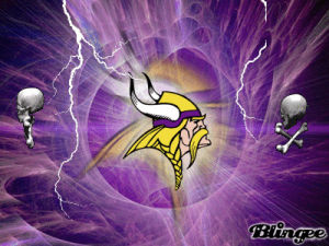 Download Caricature Minnesota Vikings Logo Wallpaper