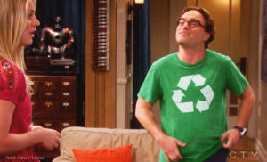 Kaley Cuoco Tbbt Johnny Galecki Gif - Find On Gifer