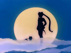 sailor moon,silhouette