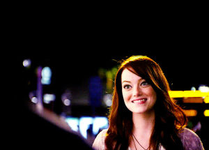 no problem,emma stone,smiling,thumbs up