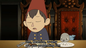 over the garden wall,thief,steal,talking horse,i want to steal