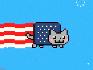 america,nyan cat,happy 4th of july,personal,independence day