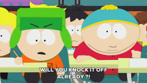 angry,eric cartman,kyle broflovski,mad,anger,madness,pissed off,teasing