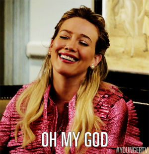 oh my god,omg,tv land,tvland,younger,youngertv,tvl,hilary duff,younger tv,kelsey peters