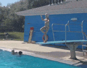 fail,funny videos,diving,ouch,lol,pool,awesome,whoops,afv,diving board