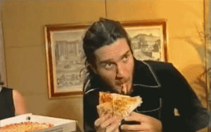 john frusciante,pizza,funny posts,fru,john anthony frusciante,potential breakup song