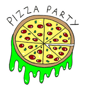 pizza,party,colors,colours,pizza party,pizaaaa