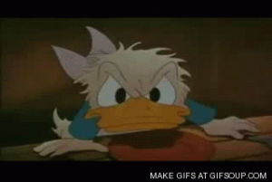 hungry,donald duck,eating,angry