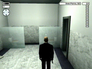hitman,video game physics,glass,works,because