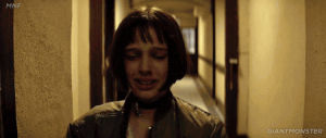 leon,mathilda,luc besson,scared,crying,natalie portman,brave,the professional,open the door,heart breaking