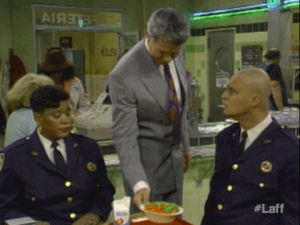 angry,calm,cereal,pour,laff,lap,night court