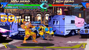 x men vs street fighter,street fighter,x men,dhalsim,video games,wolverine,logan,marvel comics,superheroes,capcom,arcades,fighting games