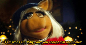 miss piggy,the muppets,i am who i am,justin prentice