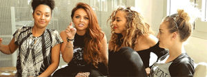 funny,music,cute,lol,excited,girls,perrie edwards,little mix,aww,jade thirlwall,jesy nelson,salute,leigh anne pinnock,girl band,syco,sasha pietrece