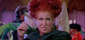 bette midler,witch,annoyed,hocus pocus,not funny,oh really,unamused,do tell